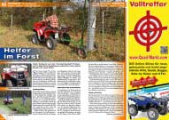 ATV&QUAD Magazin 2016/03-04, Seite 62-63, Einsatz in der Forstwirtschaft: Helfer im Forst
