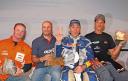 Tim Farr (ganz links): als erster Quadfahrer überhaupt auf dem Podium am Erzberg