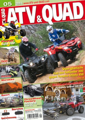 Galerie: ATV&QUAD Magazin 2011/05 Cover der Ausgabe 05 2011
