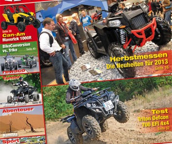 ATV&QUAD Magazin 2012/11-12, Titel