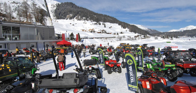 8. Quadfahren auf Eis in Davos