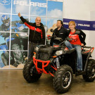 Polaris Germany Racing Team: Jürgen Mohr, Detlef Wursthorn und Senta Müller auf Scrambler 850
