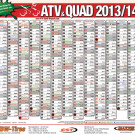 ATV&QUAD Magazin 2013/03-04, Kalenderposter im Mittelaufschlag