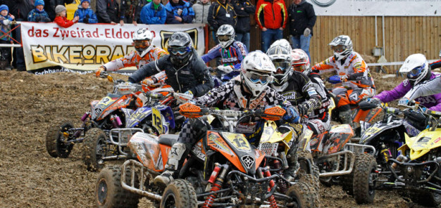 Deutsche MotoCross Quad Meisterschaft 2013, Auftakt in Schnaitheim: Start, 1 Davy de Cuyper