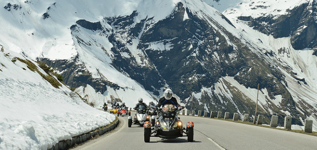 Can-Am Spyder Challenge 2013: Ausfahrt auf den Großglockner