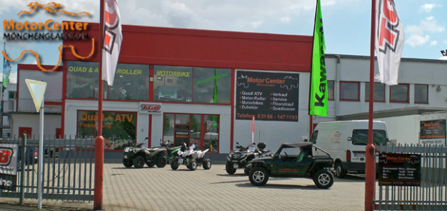 MotorCenter Mönchengladbach: ATVs, Quads, Side-by-Sides, Buggys, Roller und Motorbikes jetzt auf zwei Etagen