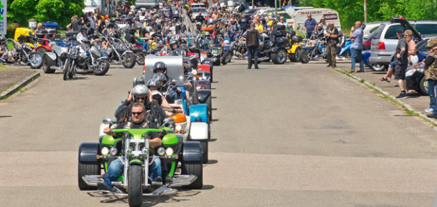 Trike Festival TMT 2013: Ausfahrt mit 145 Trikes