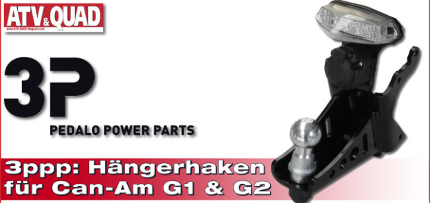 3ppp: Anhänger-Kupplung für Can-Am Outlander und Renegade G1- und G2-Modelle