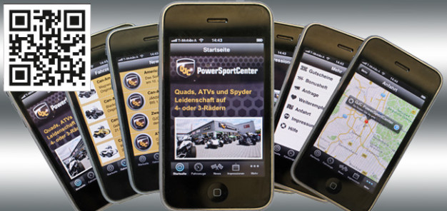 QJC App: Infos und Sonderangebote vom QJC-PowerSportCenter abrufbar auf Smartphones und Tabletts