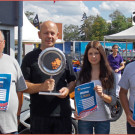 American Summer 2013 bei QJC-PowerSportCenter in Brühl: Ehrung der Besucher mit der weitesten Anreise