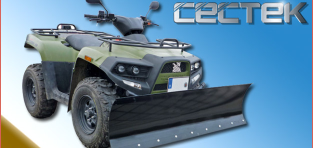 Schneeschild für Cectek-Allradler: Winterdienst-Paket für die Gladiator T5 und T6 sowie für die KingCobra ix T5