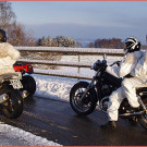 Eisbär Rallye 2013: Gerry Mayrs traditionelle Winter-Tour für Bikes, Roller und Quads durch das verschneite Konstanzer Hinterland