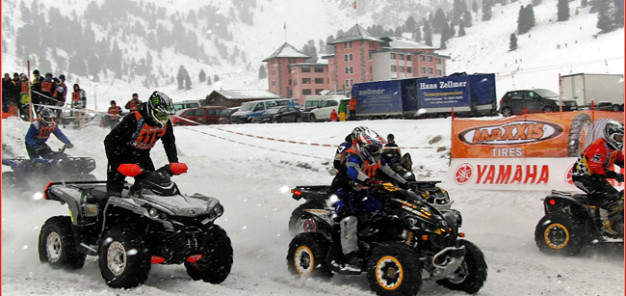 Neue Termine für 2014: Wegen warmer Temperaturen müssen die PilotInnen im Int. Quad & ATV Schnee SpeedWay Cup mit den Starts noch bis Februar warten