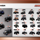 Hisun Dinli Prospekt 2014: nicht weniger als 20 ATV-, Quad- und UTV- / Side-by-Side-Modelle auf 22 Seiten