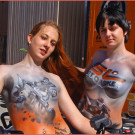 Quad & ATV Show & Test Weekend 2014: Body-Painting hat Tradition auf der Saisonstart-Party von Motax und SL Motorbike