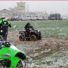 Kawasaki Testfahren bei Regen und Schnee: Am Sonntag, den 23. März 2014, machte Frau Holle den Event des Schweizer Generalvertreters AD. Bachmann zum Highlight für Hartgesottene