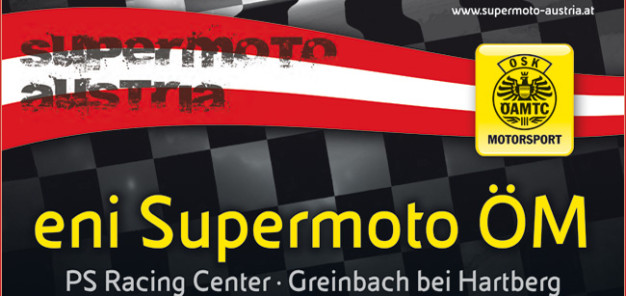 1. Lauf der SuperMoto Austria 2014 am 26. und 27. April: im PS Racing Center in Greinbach als einer der schnellsten SuperMoto-Pisten in Österreich