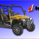 Karcher präsentiert ein UTV von Hisun mit 1000 Kubik, das noch in diesem Jahr in die Serienproduktion gehen soll