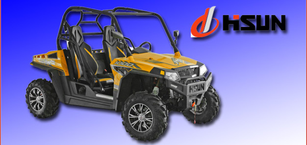 Karcher präsentiert ein UTV von Hisun mit 1000 Kubik, das noch in diesem Jahr in die Serienproduktion gehen soll