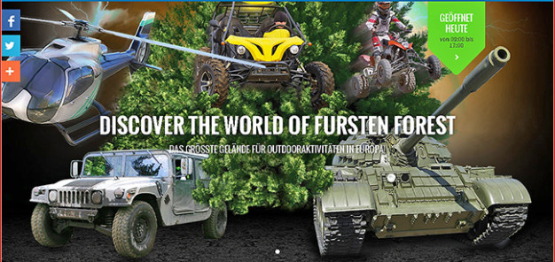 Neu gestaltete Fursten Forest Webseite: mit direkten Auswahl-, Reservierungs- und Buchungs-Möglichkeiten