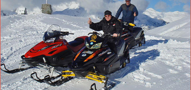 HB Adventure Action Package: bietet Snowmobil-Touren und Heli Skiing auf der Südseite des Splügen-Passes bis Ende April zu erstaunlich günstigen Preisen an