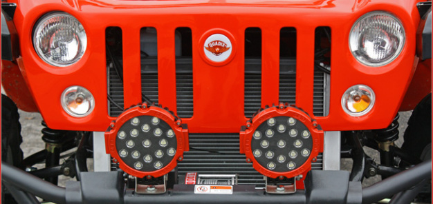 LED Scheinwerfer für den Buggy: Eine Lightbar mit 220 Watt ersetzt die H4 Lightbar