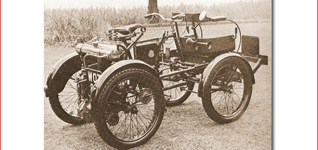 Royal Enfield Quadricycle: das erste Quad – um die Jahrhundertwende Bestandteil des Alltags; © Wikipedia