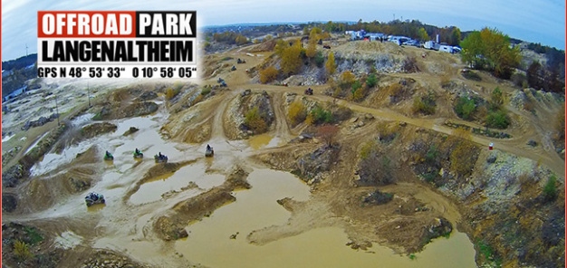 Saisonstart 2015 im Offroadpark Langenaltheim: Freies Fahren, Ostereiersuchen vom 2. bis 6. April, Frühlingsfest vom 10. bis 12. April, Quadvermietung und Offroad-Fahrschule mit Seg and the City