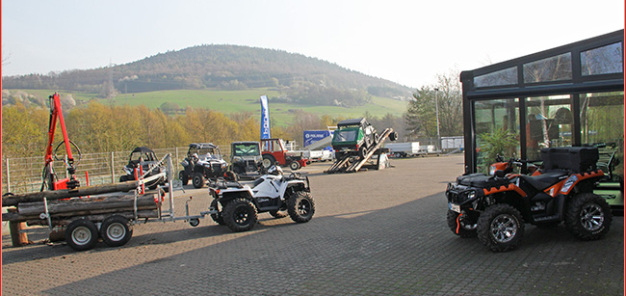 Freppon Hausmesse 2015: Präsentation von Polaris ATVs und Side-by-Sides sowie Umbauten am 29. März 2015